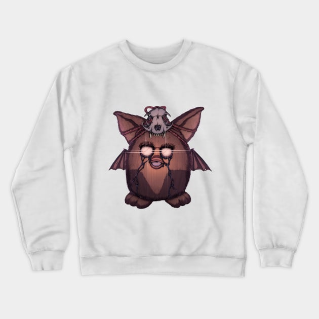 Satanic Furby Crewneck Sweatshirt by eliaspirina